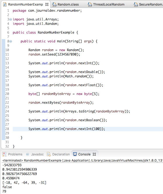 How To Get Random Number From Set In Java Programmer Help