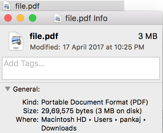 Java Write File Read, PDF, Filename