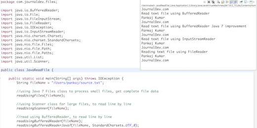 Java Write File Read, PDF, Filename