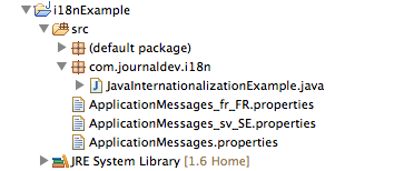 java i18n example, Internationalization in Java
