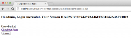 HttpSession Session in Java Servlet web application