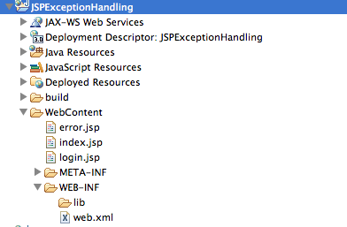 JSP Exception Handling, JSP error page, exception handling in jsp