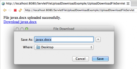 Servlet Download File