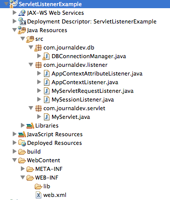 Servlet Listener, Servlet Listener Example, ServletContextListener