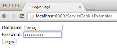 Session Management in Java using Cookies