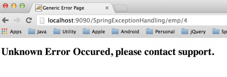 Spring MVC Exception Resolver, Spring MVC Exception Handling, Spring Exception Handling