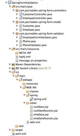 Spring Validation Example