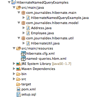 Hibernate Named Query, @NamedQuery