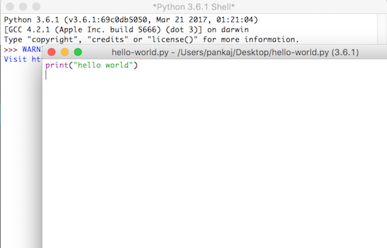 python shell Python tutorial for beginners