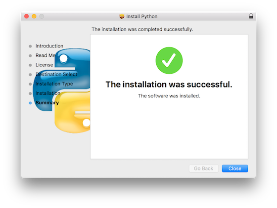 python installation on mac Python tutorial for beginners
