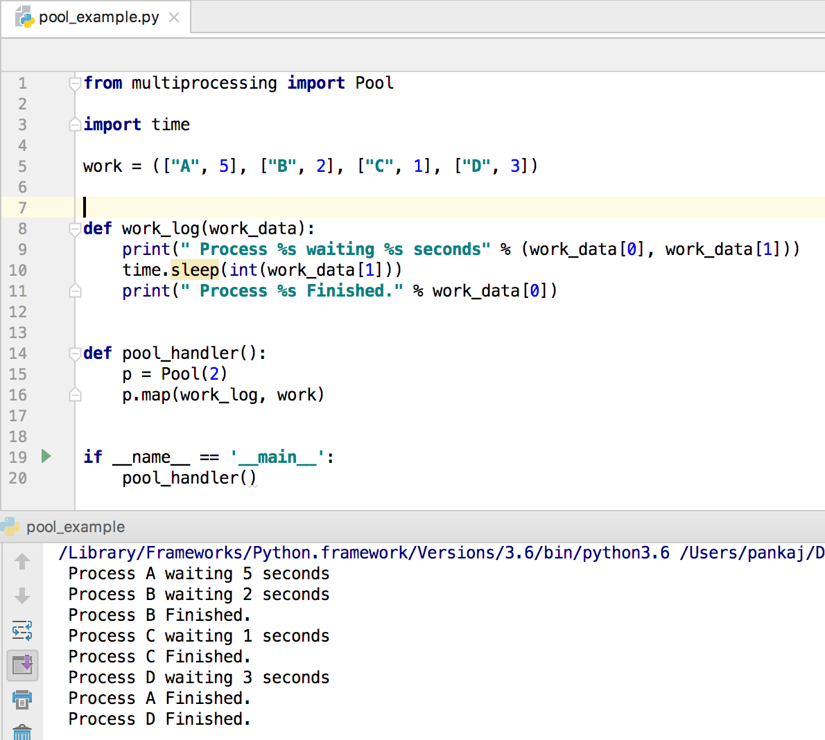 python multiprocessing pool