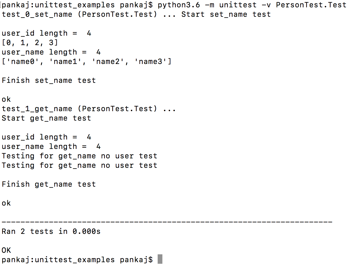 python unittest tutorial