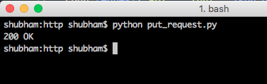 python http request, python http put example