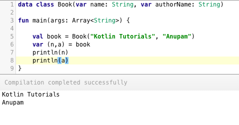 kotlin interview questions destructuring declarations