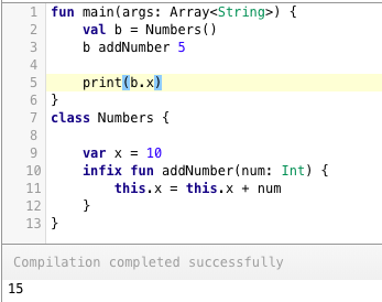 kotlin interview questions infix notations