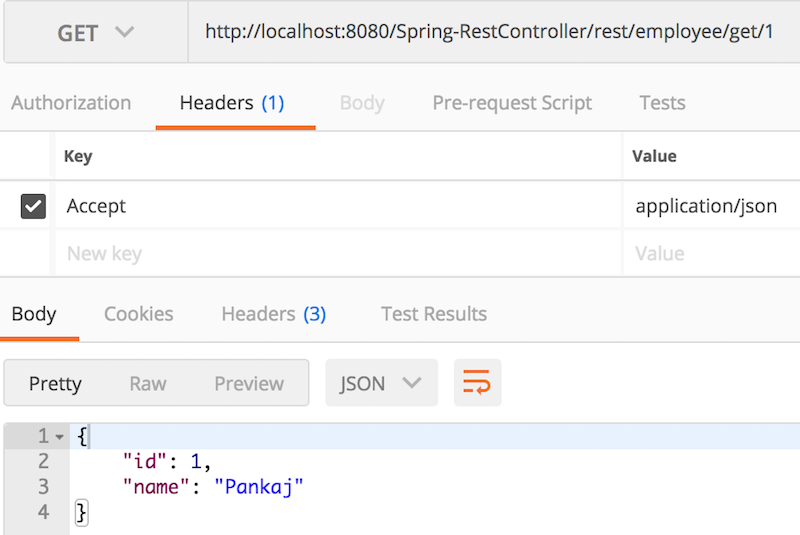 Spring rest sales controller example