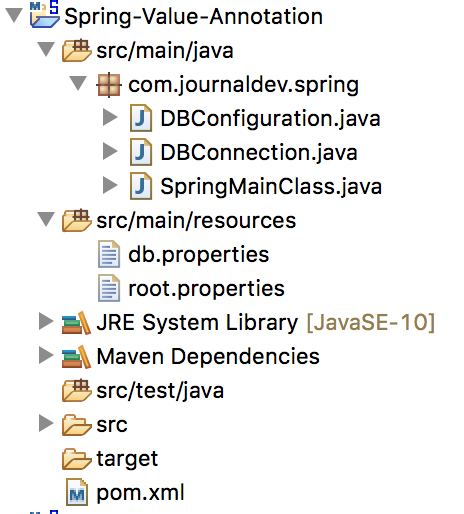 Spring Value Annotation Example