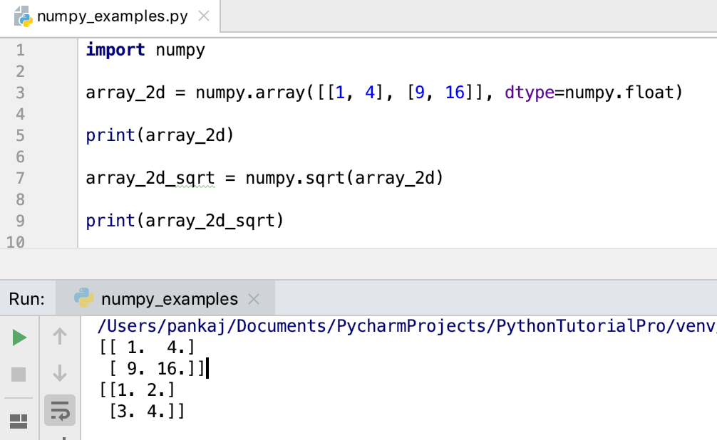 Using the math.sqrt() Function