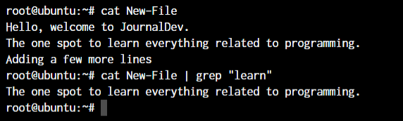 Grep Command Example